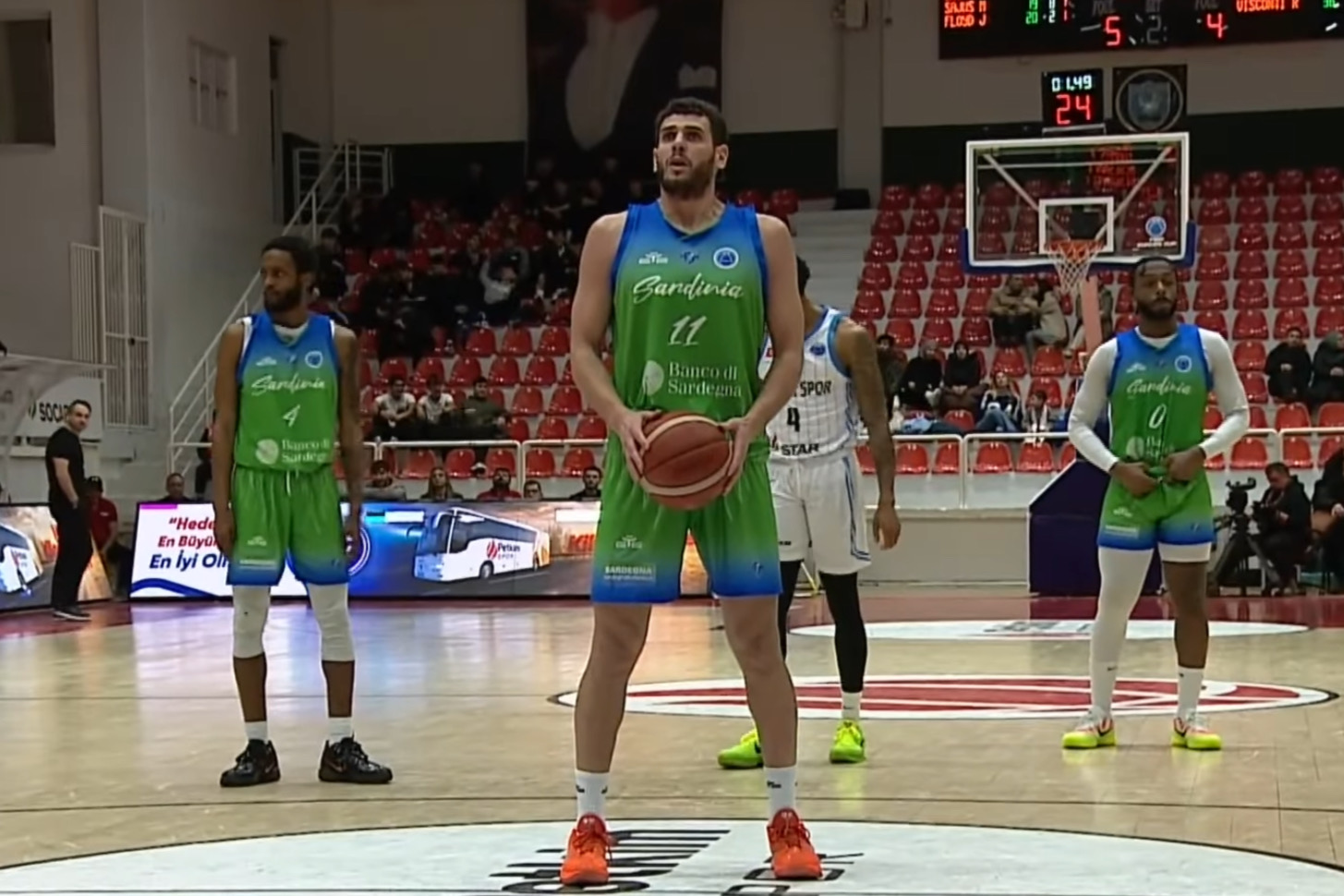 Ceron nella sfida contro il Petkimspor