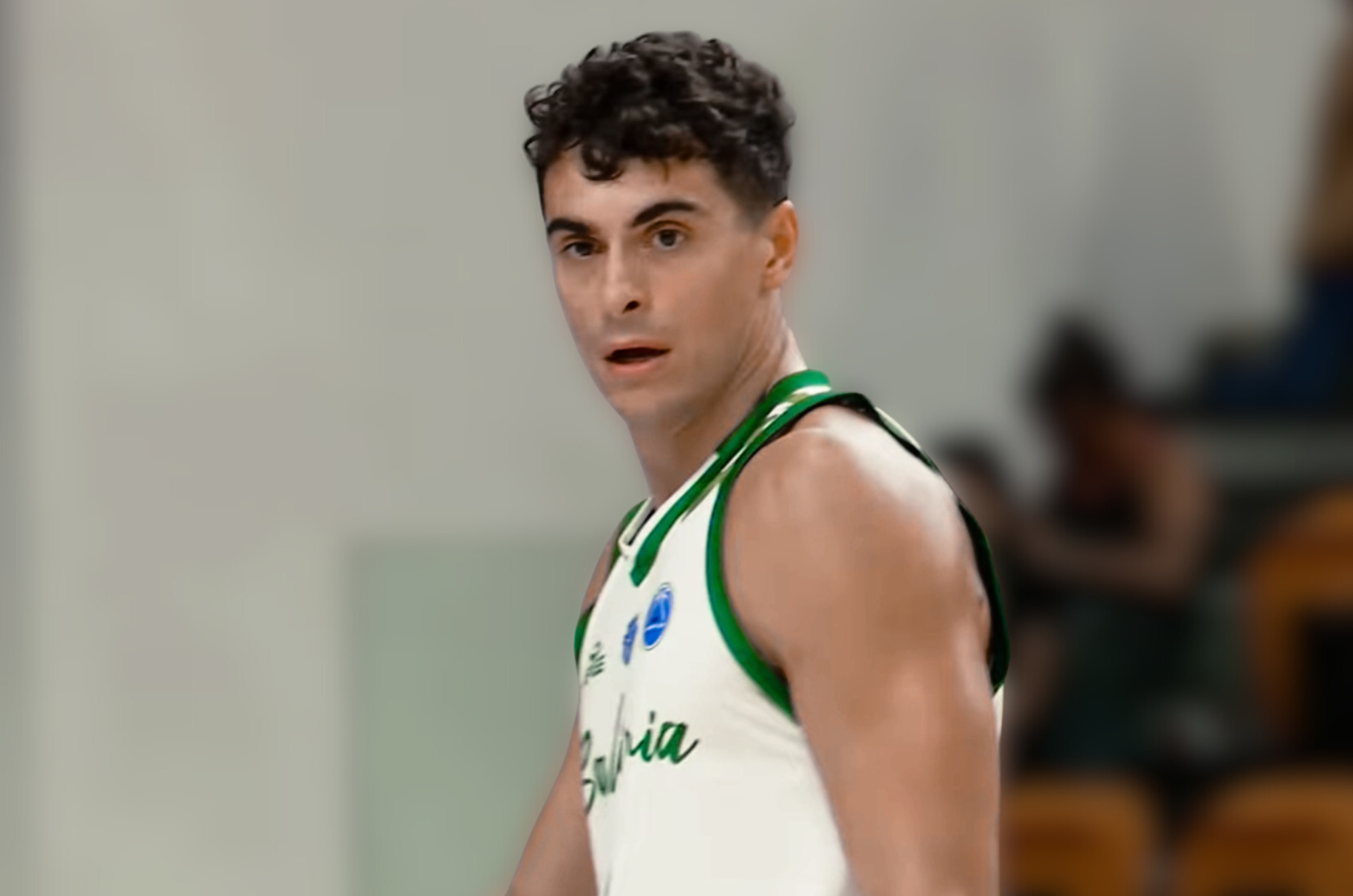 Zanelli in una partita di FIBA Europe Cup