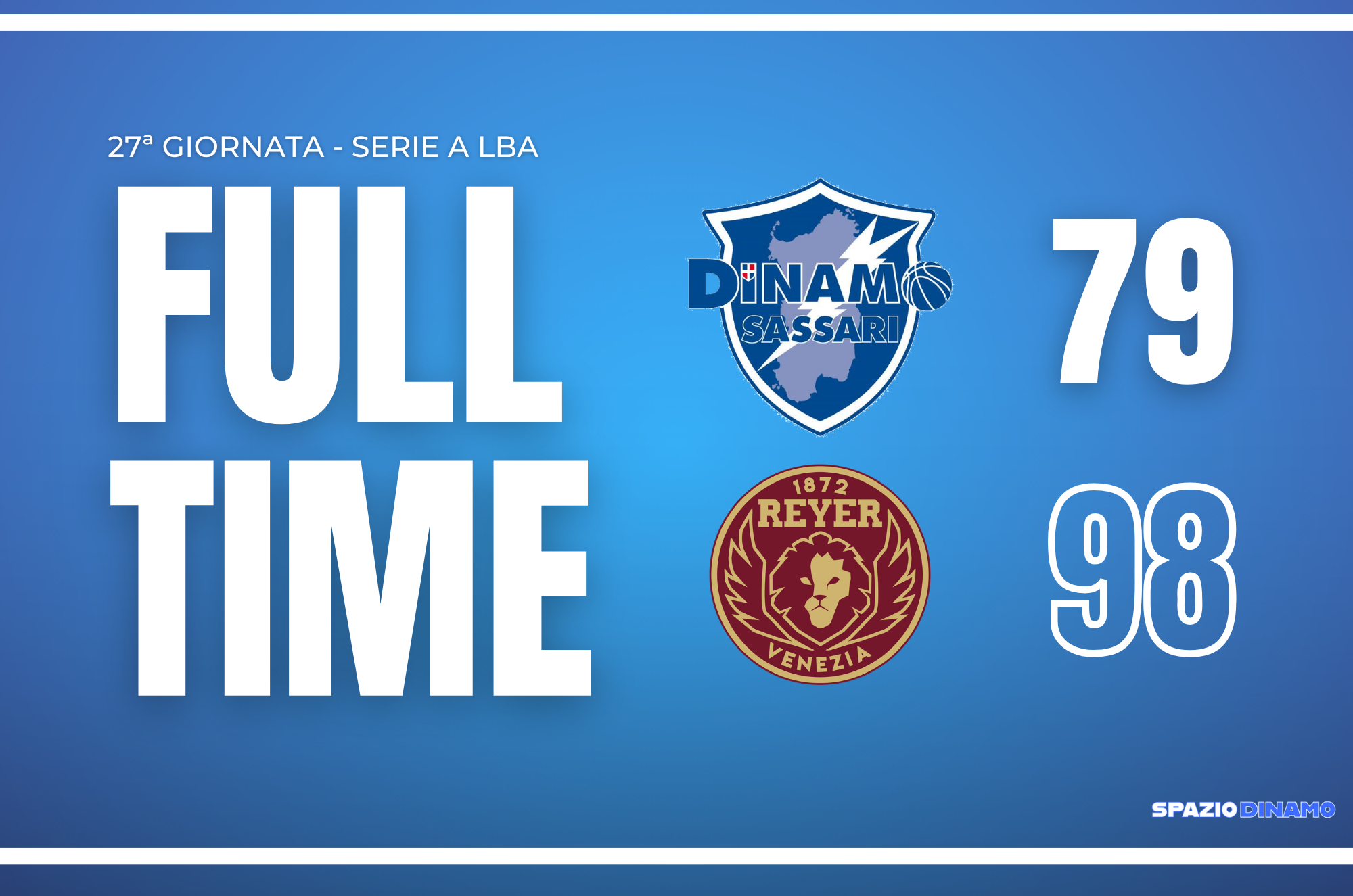 FULL TIME Dinamo Venezia SD